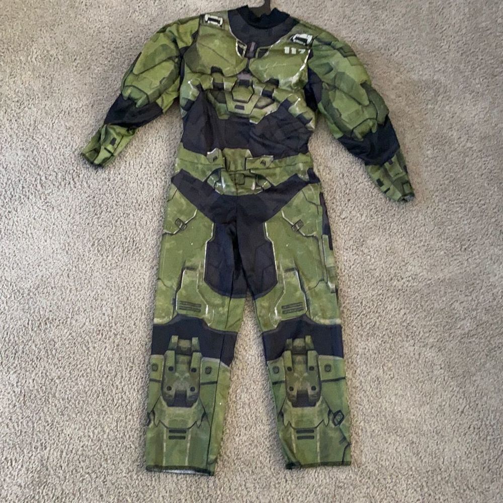 Kids Halo Master Chief Halloween Costume Size S (4-6) NEW *Suit Only